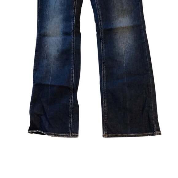 Tommy Hilfiger Freedom Boot Blue Denim Jeans Size 6S Low Rise Stretch - Picture 10 of 13